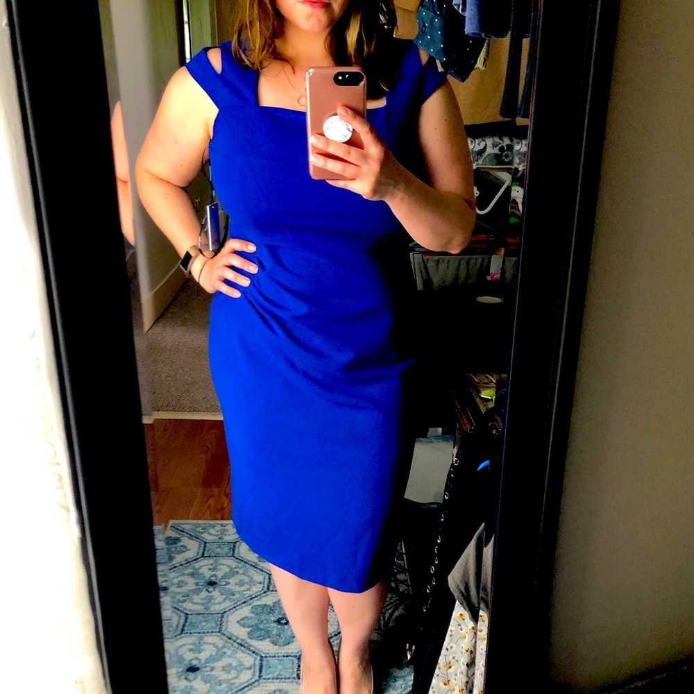 Cobalt Blue Calvin Klein dress